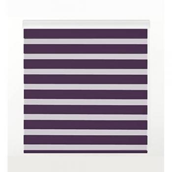 Estor Enrollable Translucido Sansa Violeta 170 x 255 cm Doble Tejido