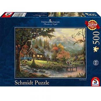 Puzzle Schmidt Spiele 500 Piezas Thomas Kinkade Idylle al Río
