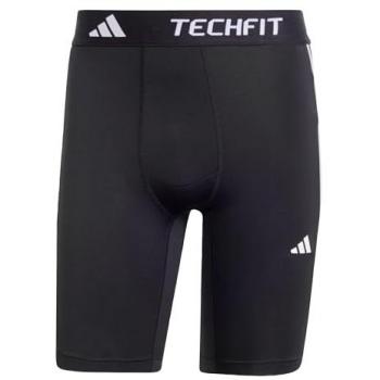 Adidas Men's TECHFIT Compression 3-Stripes Black Training Shorts