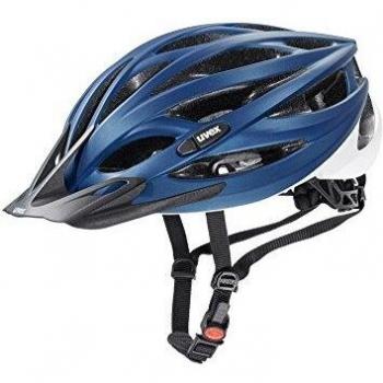 Uvex Oversize Casco de Bicicleta, Adultos Unisex, Azul/Blanco, 61-65 cm