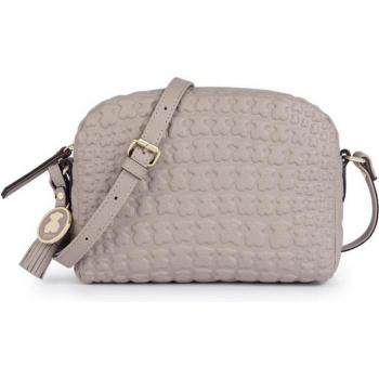 Bandolera Tous Sherton de Piel Topo