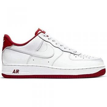 Nike Air Force 1 '07 1, Zapatillas de básquetbol para Hombre, White Univ Red, 40 EU
