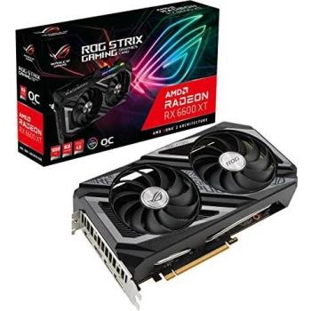 ASUS ROG Strix AMD Radeon RX 6600 XT OC Edition - Tarjeta Gráfica Gaming