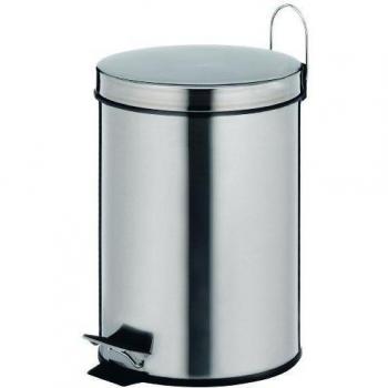 kela Cubo de cosméticos Knut 5 litros Silent Close, Stainless Steel, Acero Inoxidable, One Size