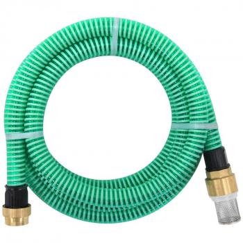 Tubo de succión Day and Night con accesorios de latón verde PVC 29 mm 3 m