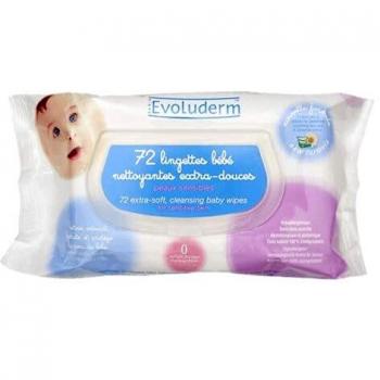Toallitas Limpiadoras Extra Suaves para Bebé 72 uds - 97% Ingredientes de Origen Natural - Sin Perfume