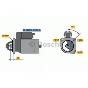 Bosch 986020190 motor de arranque
