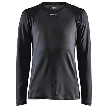 Camiseta de Entrenamiento de Manga Larga Craft Adv Essence Negra para Hombre - Talla L