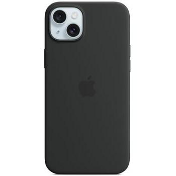 Funda de Silicona Apple con MagSafe Negra para iPhone 15 Plus