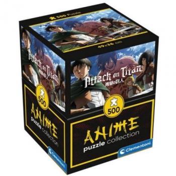 Clementoni Attack on Titan 3D Puzzle Cube 500 Pieces
