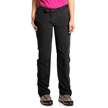 Maier Sports Inara Slim Women's Lightweight Quick-Dry Outdoor Hiking Pants, Black, Size 72