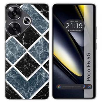 Funda de Silicona Mármol 06 para Xiaomi Poco F6 5G con Diseño Exclusivo