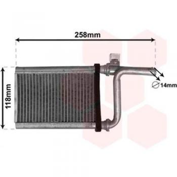 Radiador de calefacción VAN WEZEL 32006254, tipo: radiador, características: diseño compacto, fácil instalación, eficiente en la distribución del calor, fabricado con materiales de alta calidad, compatible con sistemas de calefacción existentes