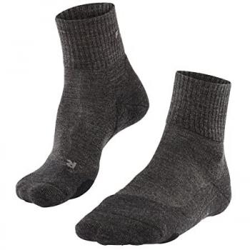 Falke TK2 Wool Short Trekking Socks for Men, Size 44-45, Grey