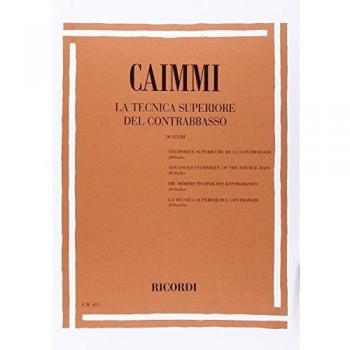 Método CAIMMI I - Técnica Superior para Contrabajo (20 Estudios)