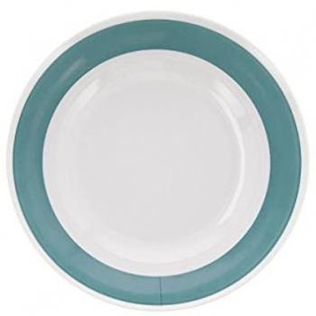 Plato Hondo de Melamina Selva 20CM Verde Brillo Extra Fuerte - No Apto Microondas