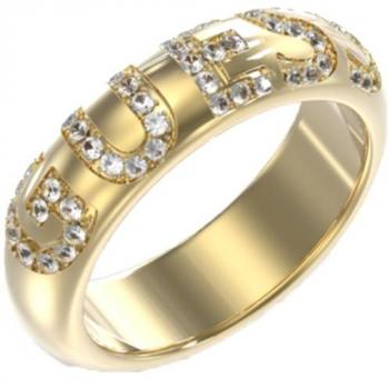 Anillo It's Raining M. Guess Dorado JUBR03182JWYG-52