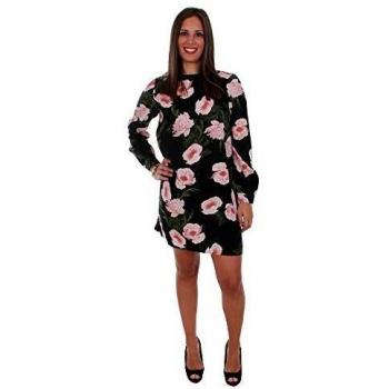Vero Moda Vestido Mujer XS Negro 10210145 VMHOLLY LS Short Dress D2-1 Black
