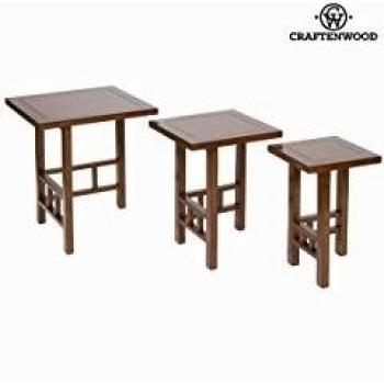 Set 3 tavoli matrioska - Serious Line Collezione by Craften Wood