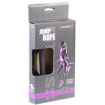 HMS SK54 Black/Silver Speed Jump Rope for Efficient Training