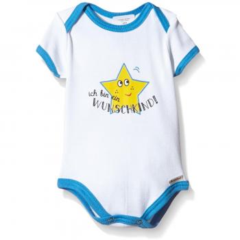 Adelheid Wunschkind Bio Strampler k. A. Albglück-Body Bebé-Niñas    Weiß