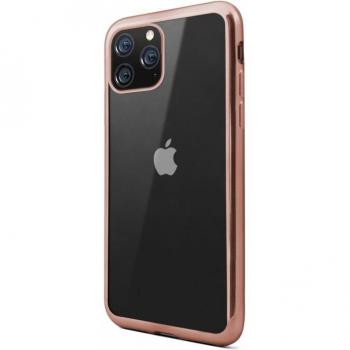 Funda Nueboo Gel TPU Color Frame Rosa Dorado para iPhone 11 Pro Max
