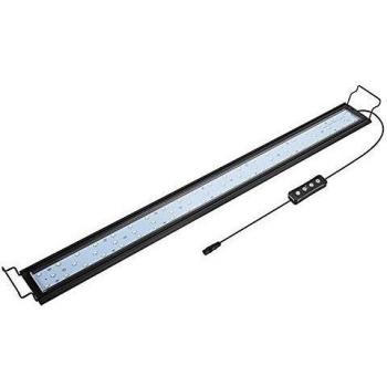 hygger Regulable Lampara LED Acuario con Temporizador, Luz LED con Soporte Ajustable
