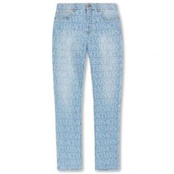 Versace Men's 5-Pocket Straight-Leg Jeans in Denim, Size 31, Color 1D380