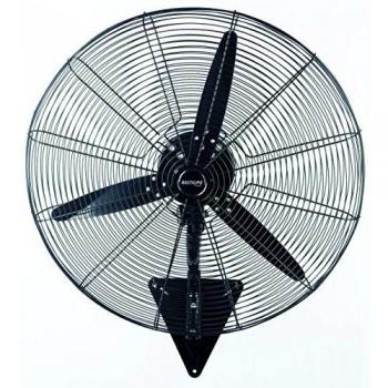 Bastilipo Ventisca Ventilador Industrial de Pared, 160 W, Acero Inoxidable, 3 Velocidades, Negro