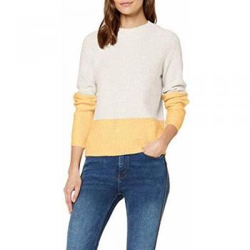 Vero Moda Vmdoffy LS Rib Block Blouse Pi suéter, Multicolor