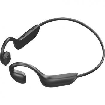 Auriculares Bluetooth 5.1 de Conducción Ósea Inalámbricos con Gancho de Oído, Impermeables y Micrófono Manos Libres para Deportes al Aire Libre