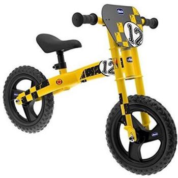 Bicicleta Sin Pedales Chicco Thunder Amarillo 12 Pulgadas para Niños de 3 a 5 Años