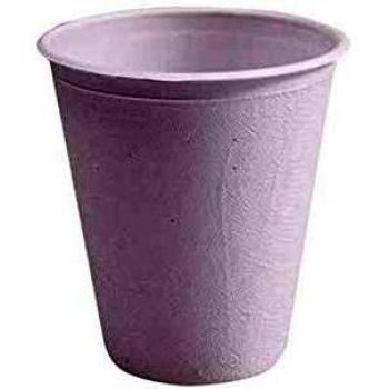 Vaso desechable de caña de azúcar Nature I; 200ml, 8x9.5 cm (ØxAt); blanco; 50 piezas / paquete
