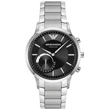 Emporio Armani Men's Hybrid Connected Smartwatch with Stainless Steel Strap ART3000