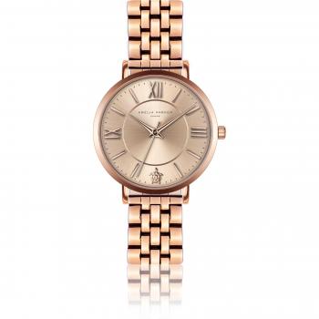 Amelia Parker Petite Rose Link Women's Watch - 32 mm Rose Gold