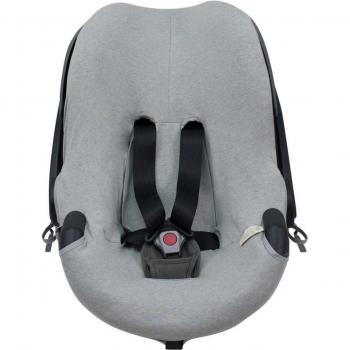 Funda de Algodón Transpirable para Silla de Coche Besafe Izi Go Jyoko Stone Grey