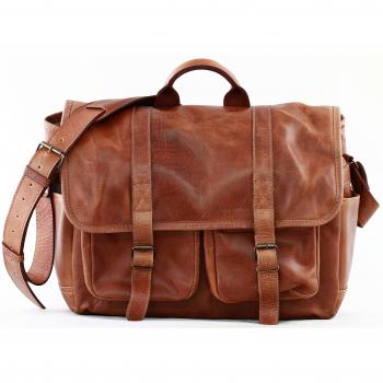 PAUL MARIUS bolsa de cuero para la cámara con modular interior LE REPORTER