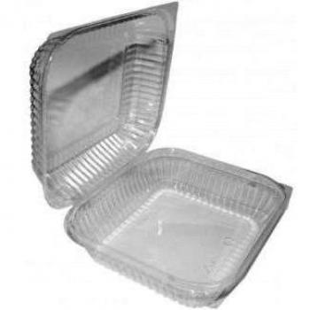 Cuenco con tapa - Transparencia - PS - GL 501 - 1500ccm - 220 x 193 x 75 mm - 25 pcs