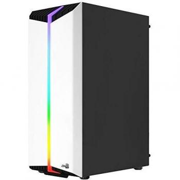 Aerocool BIONICV2WH Blanca, Caja Gaming RGB ATX, Cristal Templado+Ventilador RGB