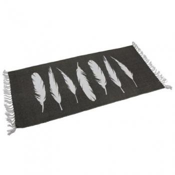 Eightmood alfombra o para alfombra de baño de plumas de cuervo