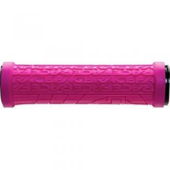 Race Face Grippler Lock-On Mangenta - Puños para Bicicleta