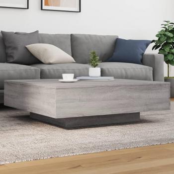 vidaXL Grey Sonoma Coffee Table 100x100x31 cm Engineered Wood
