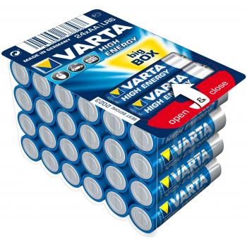 Varta LongLife Power AA LR6 Alkaline Batteries - Pack of 24, Ø14.5x50.5mm, 4008496807505