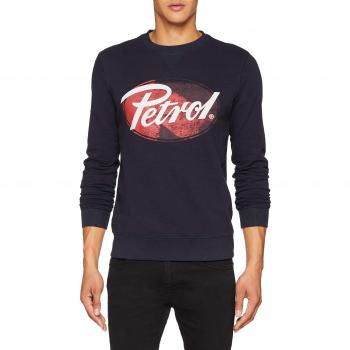 Petrol Industries Sweat, Jersey para Hombre, Azul