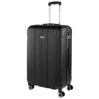 Maleta de Viaje Grande Rígida ITACA Unisex 73x48x28cm 4 Ruedas ABS/Policarbonato con Candado de Combinación Negra