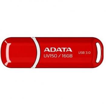 ADATA UV150 16GB USB 3.0 Snap-on Cap Flash Drive, Red