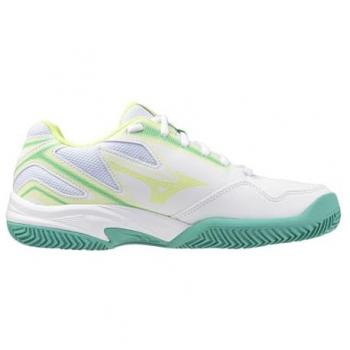 Mizuno Zapatillas de Pádel Break Shot 4 CC para Mujer, color blanco, modelo 61GC2326-45