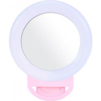 Anillo de Luz Selfie Portátil LED RGB con Abrazadera para Smartphone