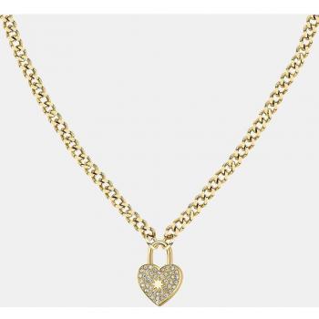 Collar Morellato Abbraccio de Acero y Cristal