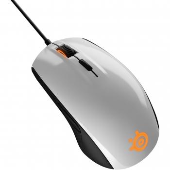 SteelSeries Rival 100, Ratón óptico de juego, color blanco
